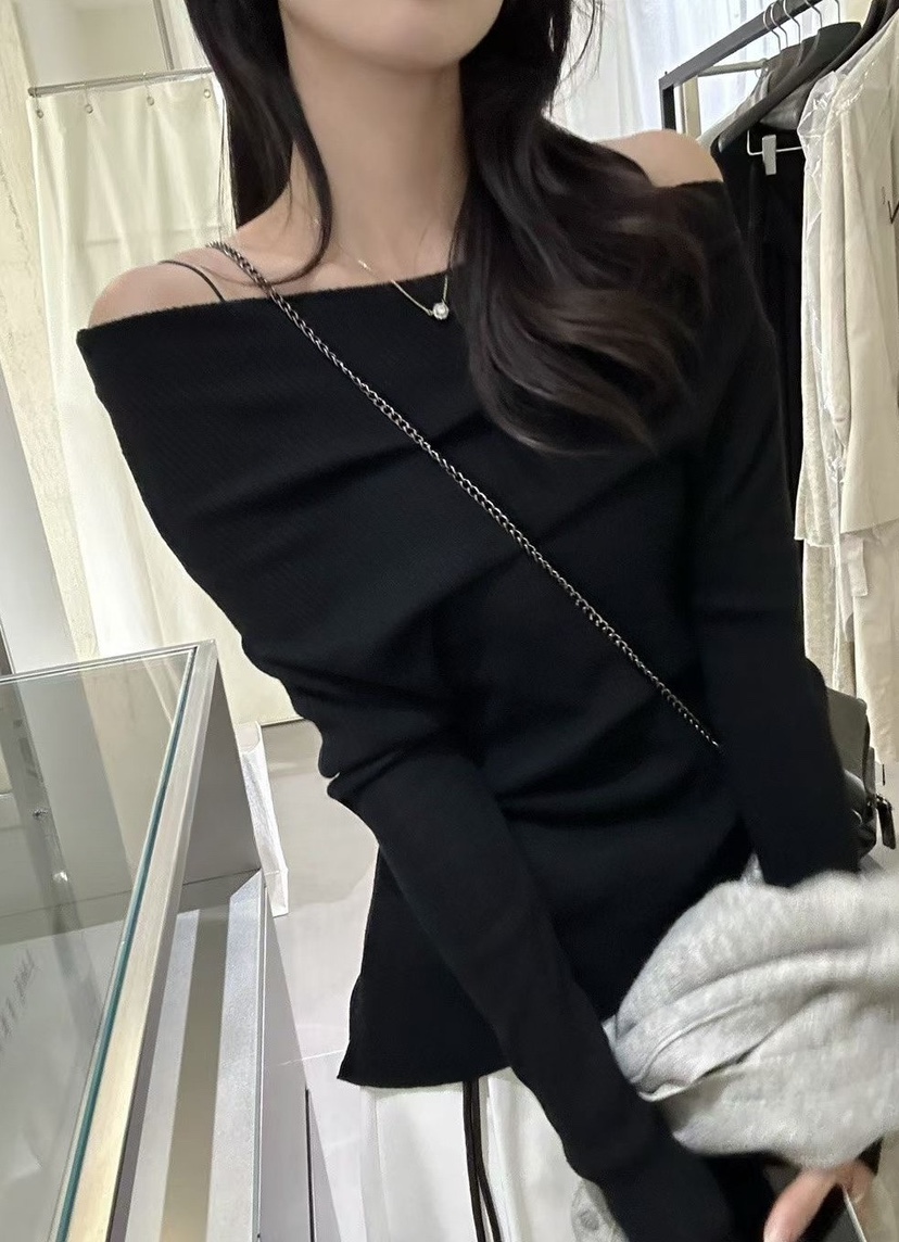 OLA東大門㊣代購女裝新款25秋冬休閑職業真品時尚推薦長袖T恤mellor/OLA長袖T恤