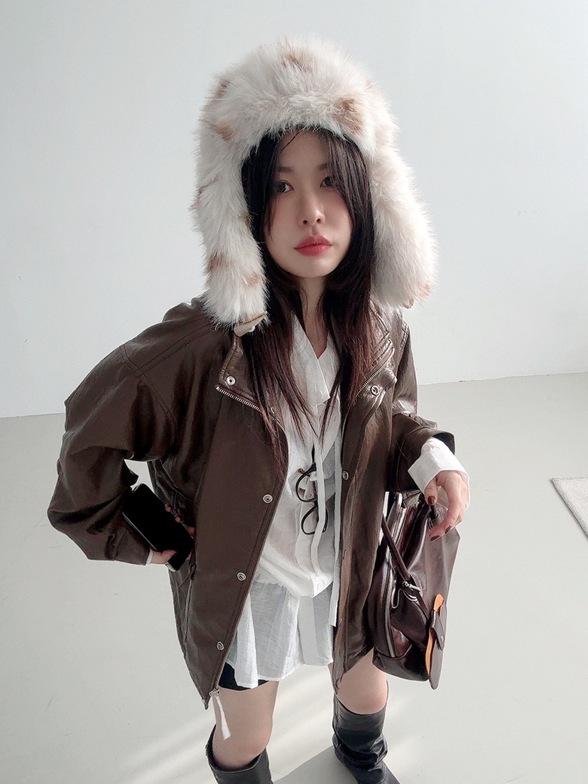 NICEALICE韓國直郵㊣女士新品熱賣休閑真品25秋冬推薦帽子海軍NICEALICE帽子