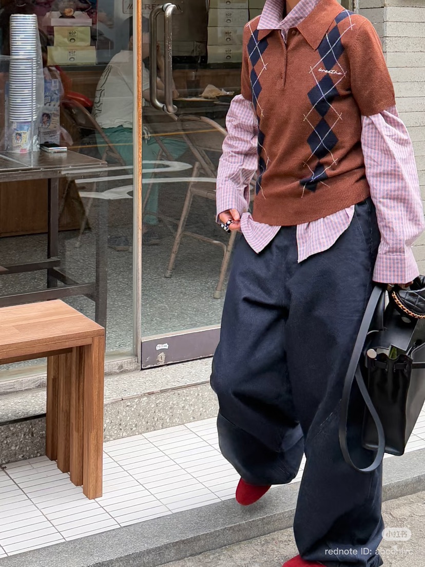 BADCALM東大門㊣直郵女裝新款休閑25秋冬職業推薦真品休閑褲BADCALM休閑褲