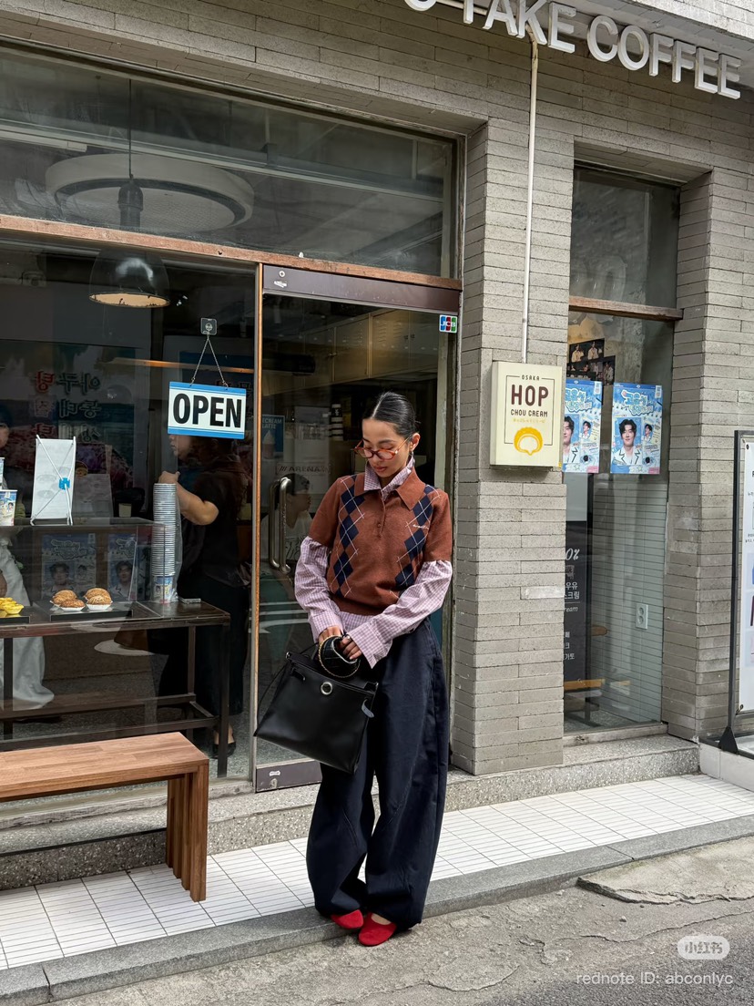 BADCALM東大門㊣直郵女裝新款休閑25秋冬職業推薦真品休閑褲BADCALM休閑褲