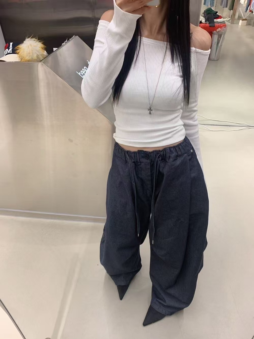 BADCALM東大門㊣直郵女裝新款休閑25秋冬職業推薦真品休閑褲BADCALM休閑褲