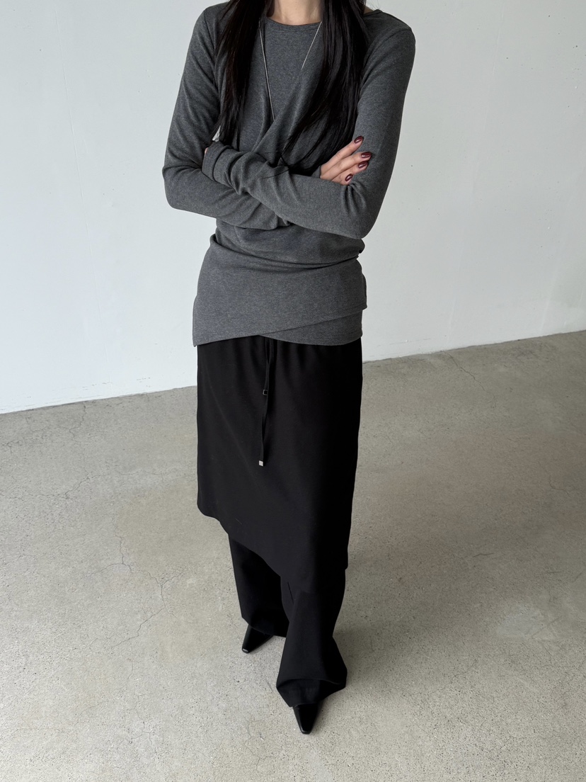 TAUPE韓國代購㊣女士新款休閑熱賣推薦時尚職業長袖T恤套裝TAUPE長袖T恤