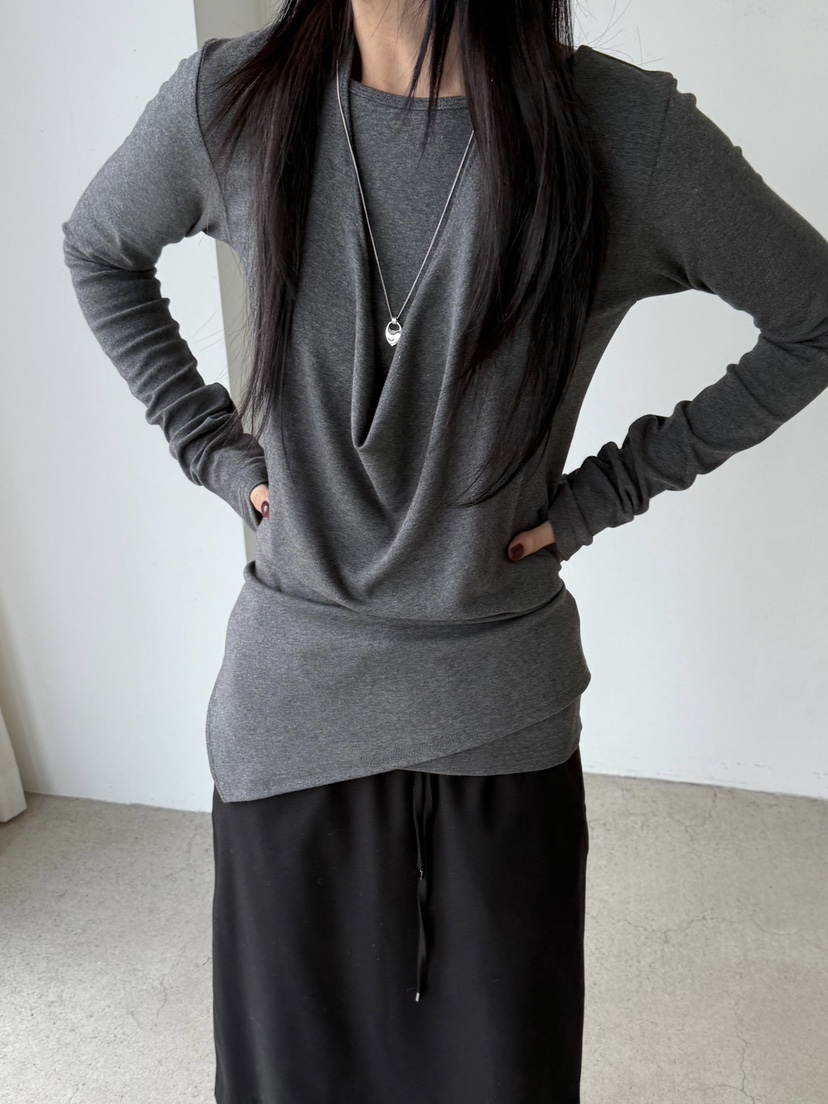 TAUPE韓國代購㊣女士新款休閑熱賣推薦時尚職業長袖T恤套裝TAUPE長袖T恤