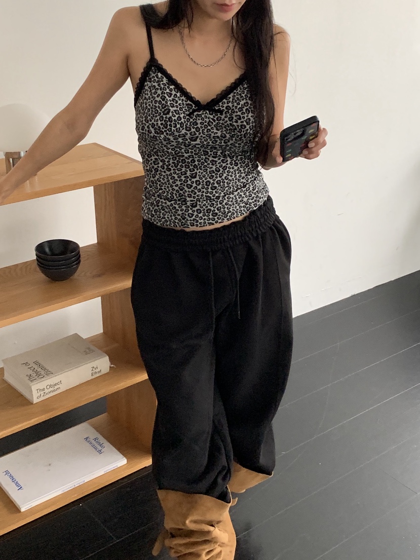 SUNDER MARKET東大門㊣直郵女裝新款熱賣職業吊帶背心天鵝絨SUNDER MARKET吊帶/背心