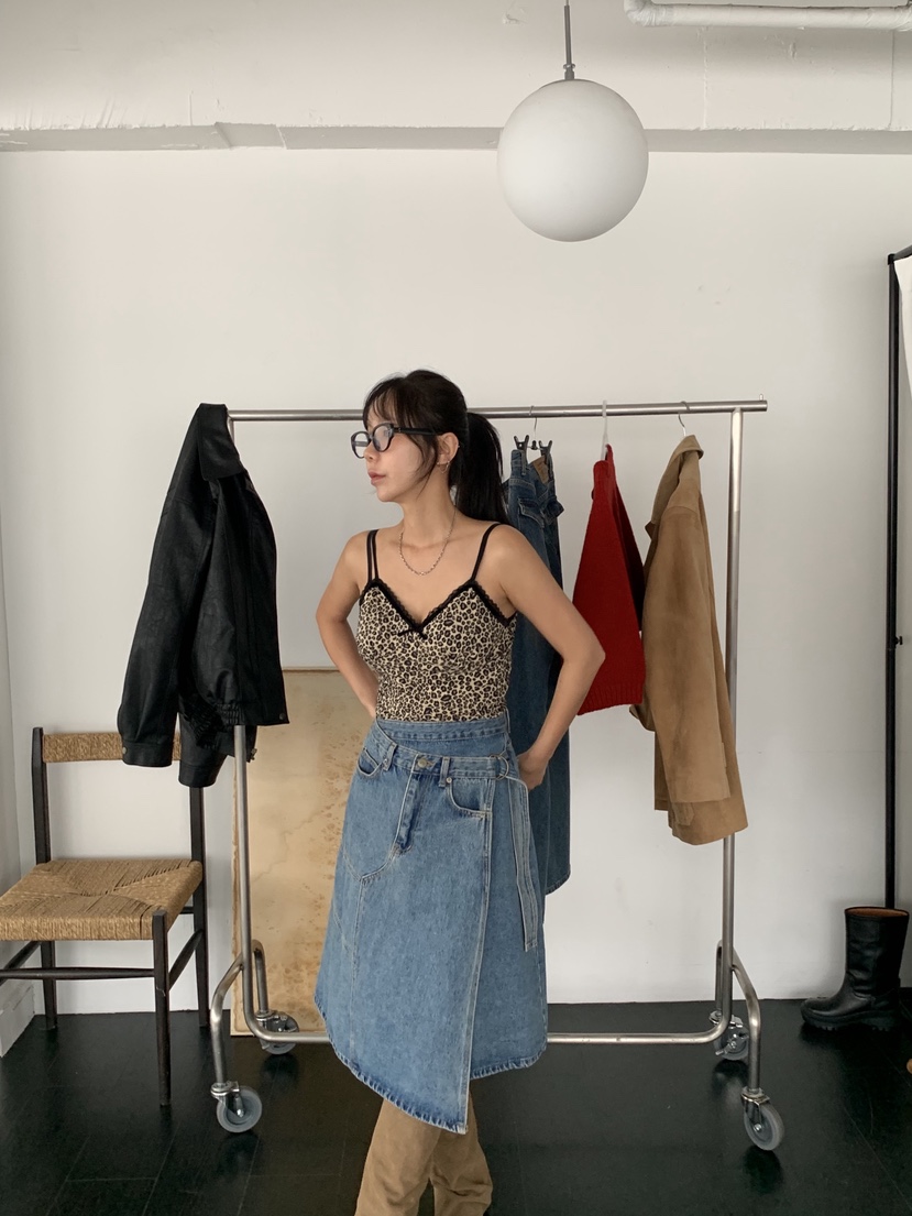 SUNDER MARKET東大門㊣直郵女裝新款熱賣職業吊帶背心天鵝絨SUNDER MARKET吊帶/背心