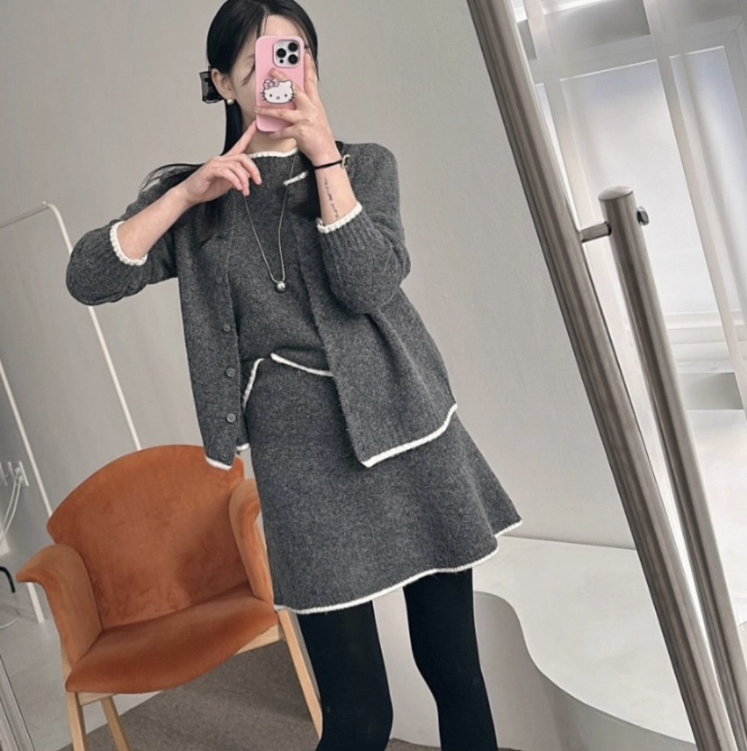 DOUZEMOIS東大門㊣代購女裝新品職業25秋冬人氣時尚套裝三件套DOUZEMOIS套裝