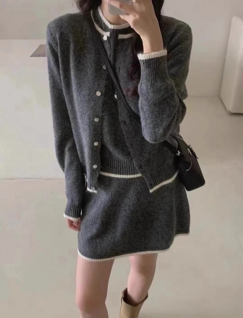 DOUZEMOIS東大門㊣代購女裝新品職業25秋冬人氣時尚套裝三件套DOUZEMOIS套裝