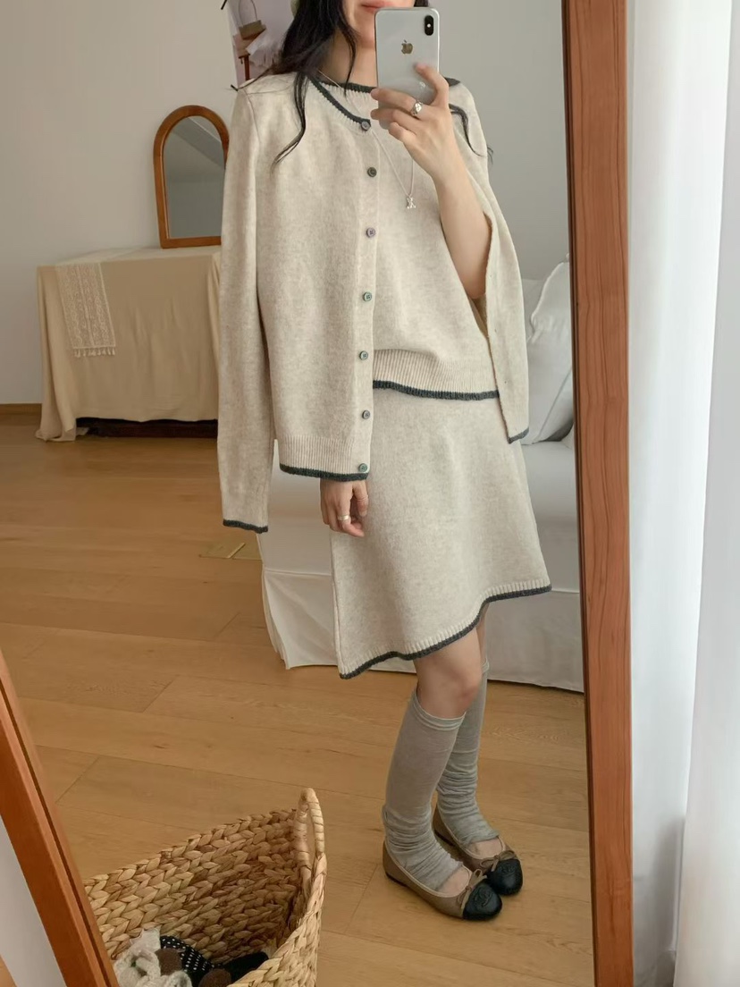 DOUZEMOIS東大門㊣代購女裝新品職業25秋冬人氣時尚套裝三件套DOUZEMOIS套裝