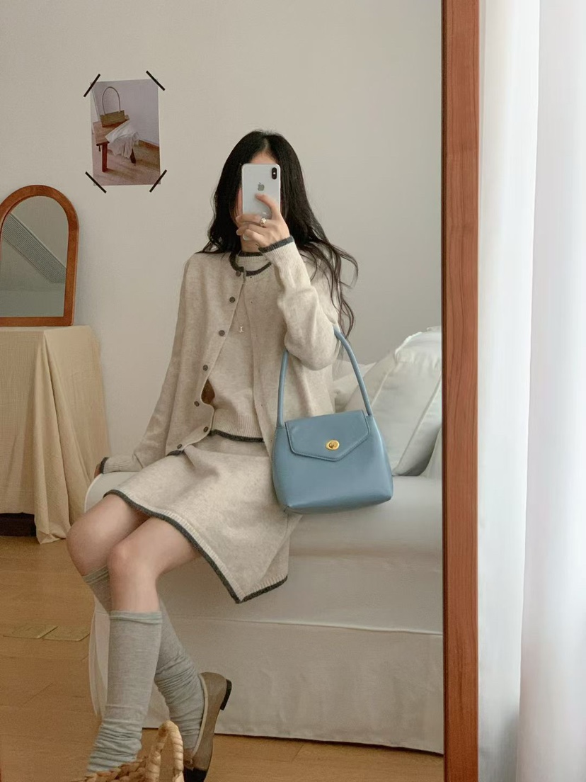 DOUZEMOIS東大門㊣代購女裝新品職業25秋冬人氣時尚套裝三件套DOUZEMOIS套裝