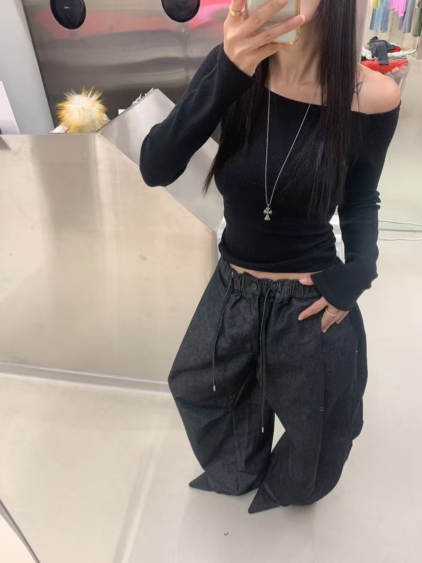 BADCALM東大門㊣直郵女裝新品職業休閑25秋冬真品熱賣長袖T恤BADCALM長袖T恤圖色3