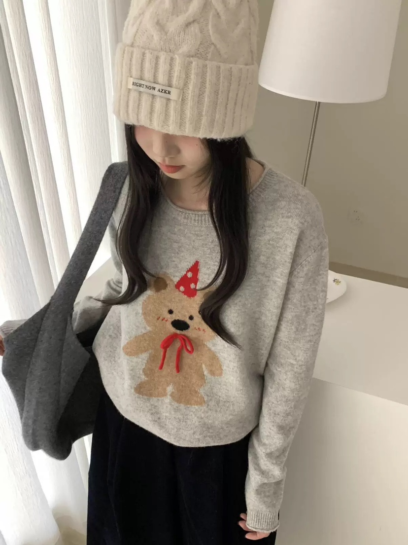 DOUZEMOIS東大門㊣實拍女裝新款25秋冬職業熱賣人氣時尚針織衫DOUZEMOIS針織衫