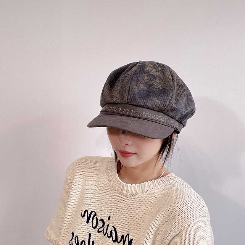 LOVELY HAT韓國代購㊣女裝新品休閑25秋冬人氣推薦熱賣帽子LOVELY HAT帽子圖色2