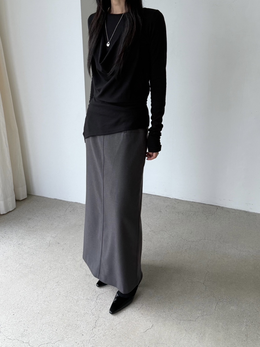 TAUPE韓國代購㊣女裝新款休閑職業時尚推薦25秋冬真品熱賣長裙TAUPE長裙
