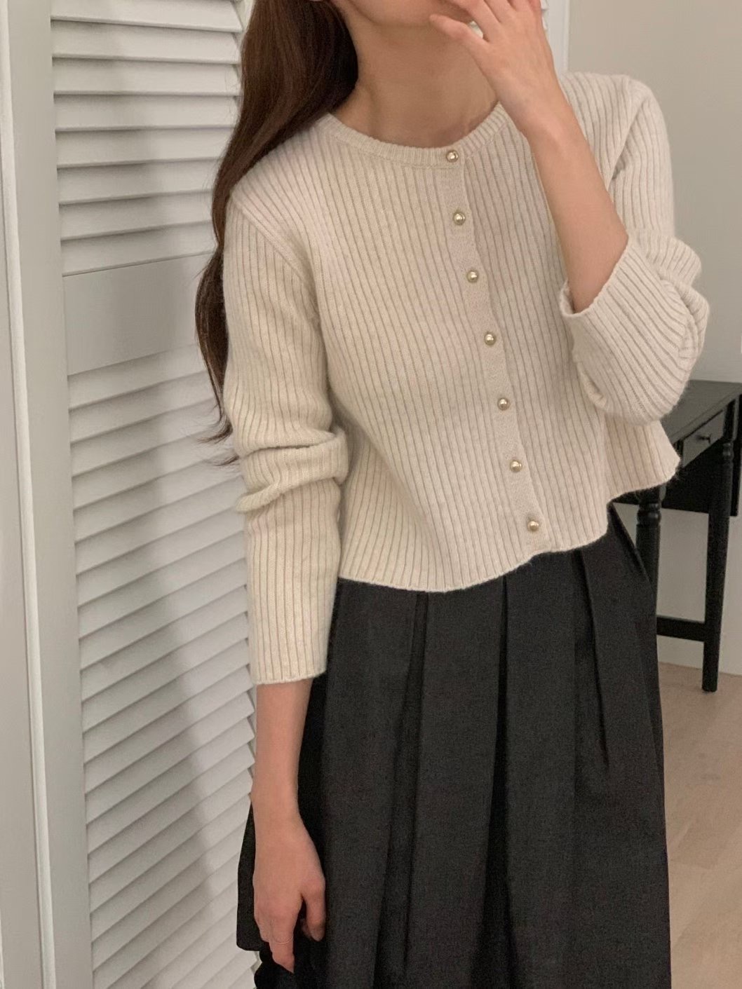 vol-ant東大門㊣實拍女裝新品熱賣休閑職業人氣時尚針織衫VOLANT針織衫圖色2