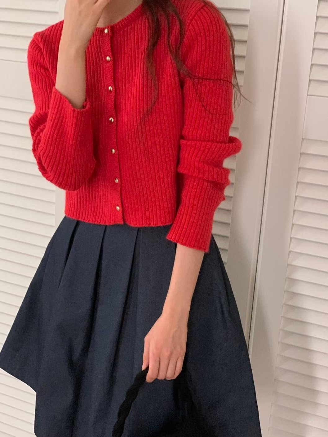 vol-ant東大門㊣實拍女裝新品熱賣休閑職業人氣時尚針織衫VOLANT針織衫圖色5