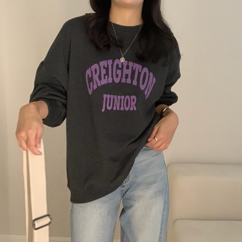 HELLO JINI韓國直郵㊣女士新款職業真品時尚人氣25秋冬衛衣HELLO JINI衛衣