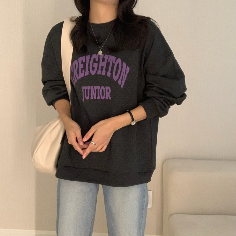 HELLO JINI韓國直郵㊣女士新款職業真品時尚人氣25秋冬衛衣HELLO JINI衛衣