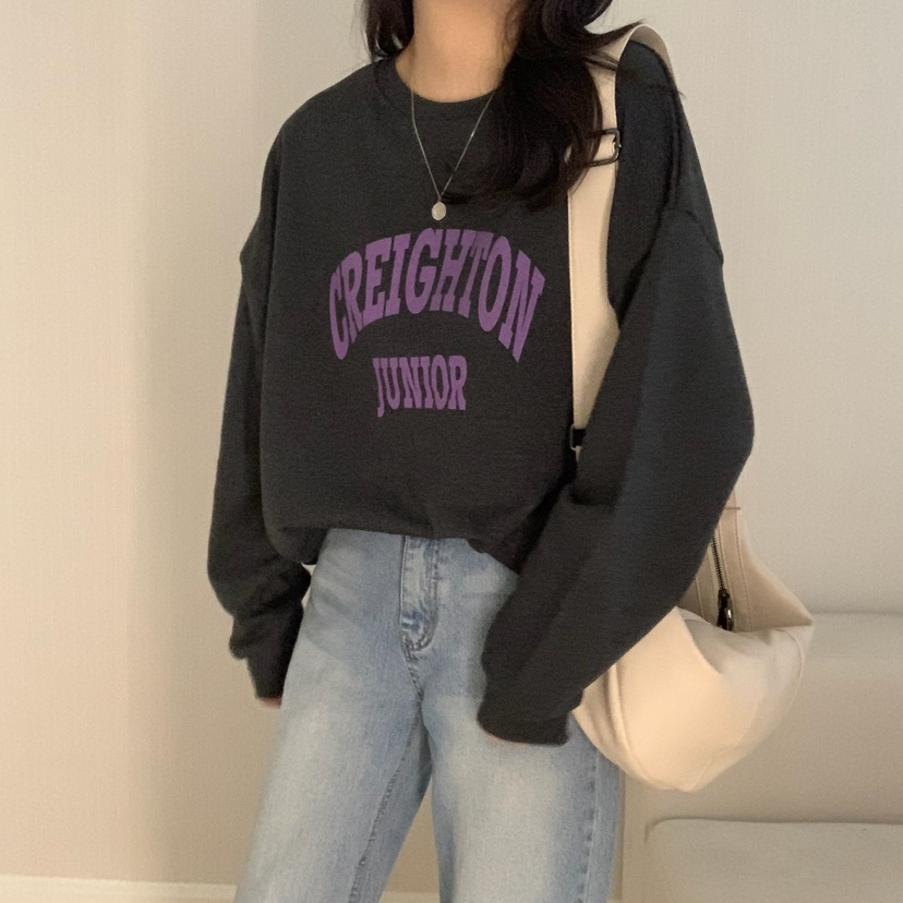 HELLO JINI韓國直郵㊣女士新款職業真品時尚人氣25秋冬衛衣HELLO JINI衛衣