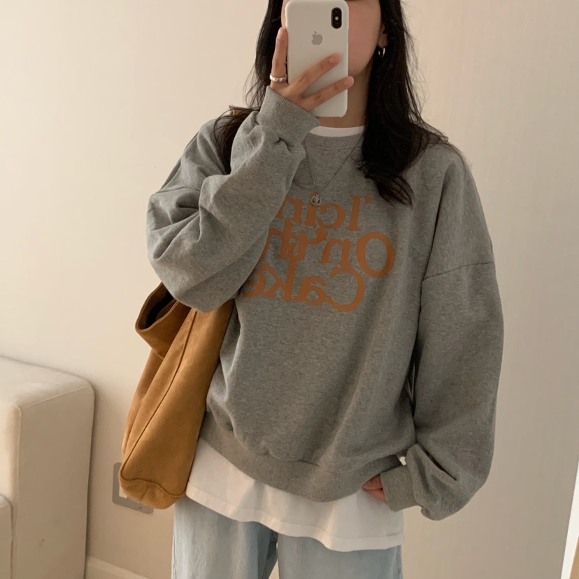 FROMJINI東大門㊣代購女士新品25秋冬人氣時尚休閑真品衛衣FROMJINI衛衣