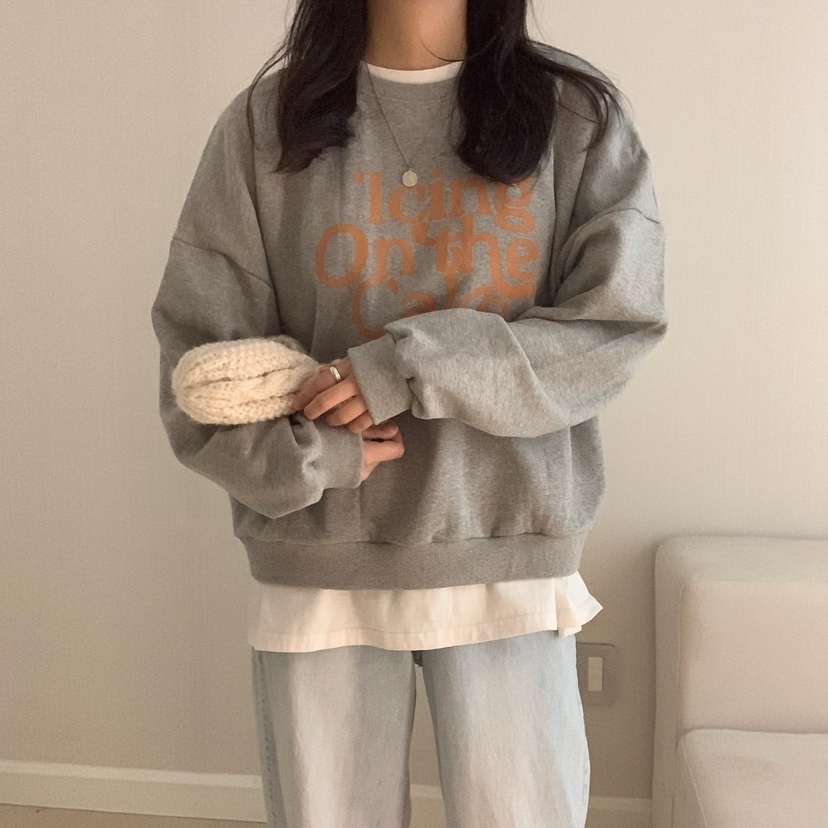 FROMJINI東大門㊣代購女士新品25秋冬人氣時尚休閑真品衛衣FROMJINI衛衣圖色1