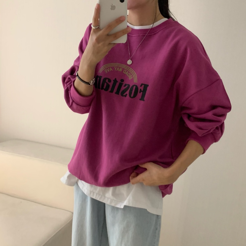 HELLO JINI東大門㊣代購女裝新品職業真品25秋冬熱賣休閑衛衣HELLO JINI衛衣