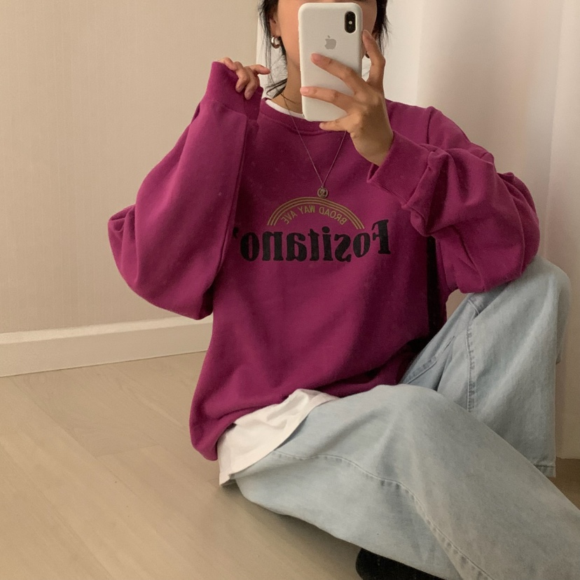 HELLO JINI東大門㊣代購女裝新品職業真品25秋冬熱賣休閑衛衣HELLO JINI衛衣