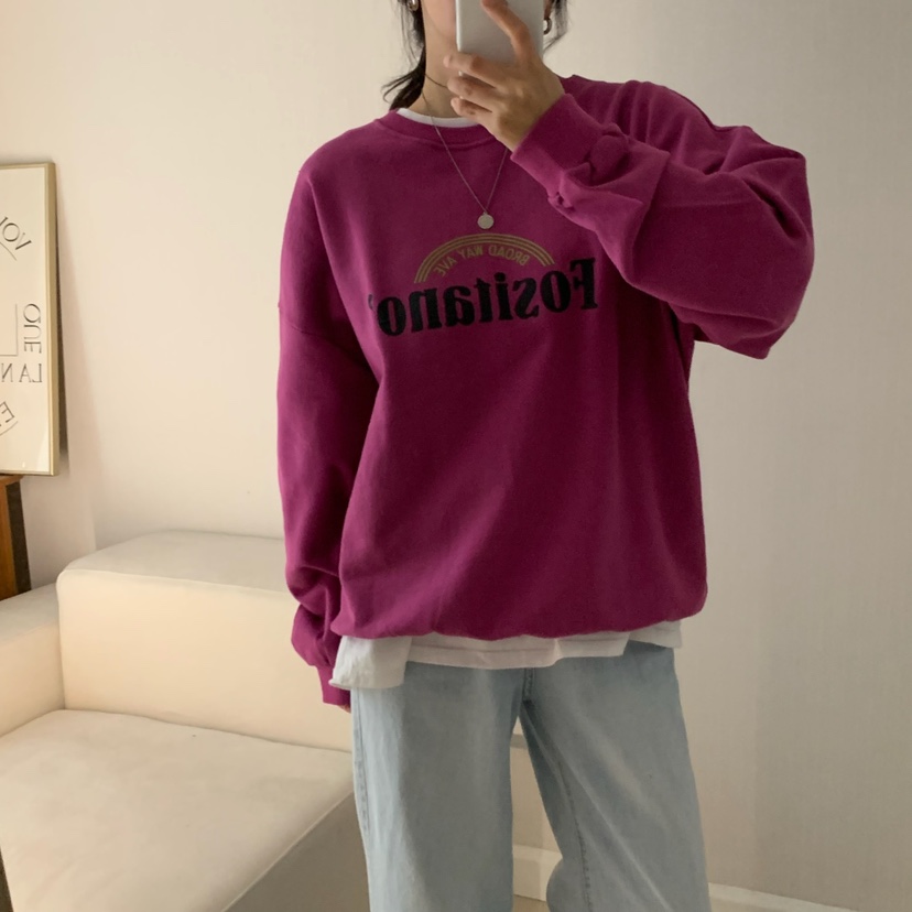 HELLO JINI東大門㊣代購女裝新品職業真品25秋冬熱賣休閑衛衣HELLO JINI衛衣