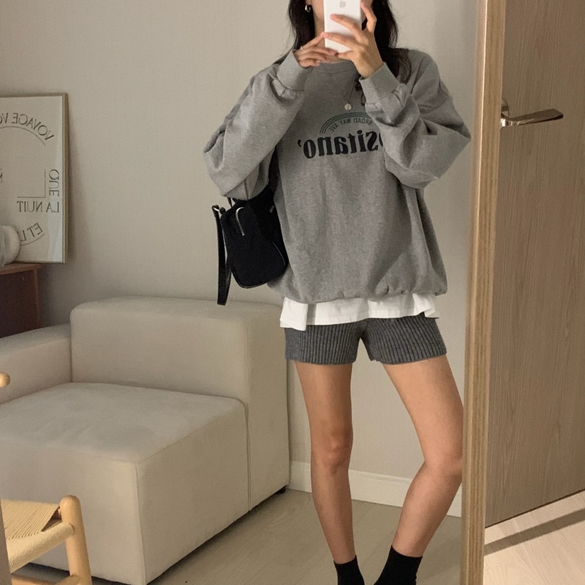 HELLO JINI東大門㊣代購女裝新品職業真品25秋冬熱賣休閑衛衣HELLO JINI衛衣