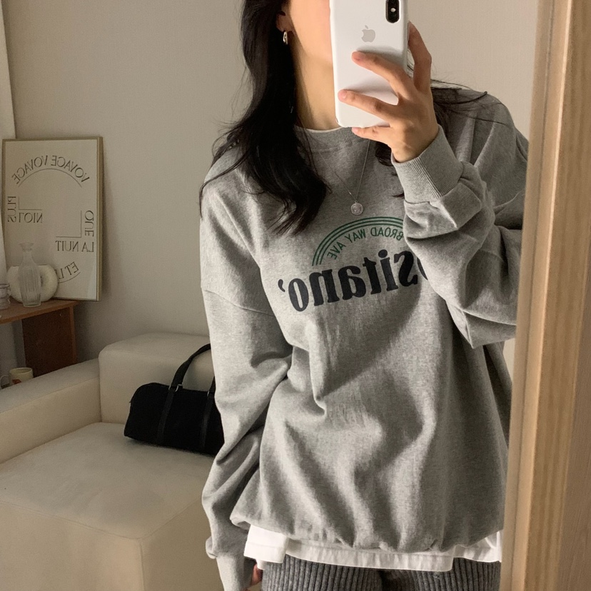 HELLO JINI東大門㊣代購女裝新品職業真品25秋冬熱賣休閑衛衣HELLO JINI衛衣