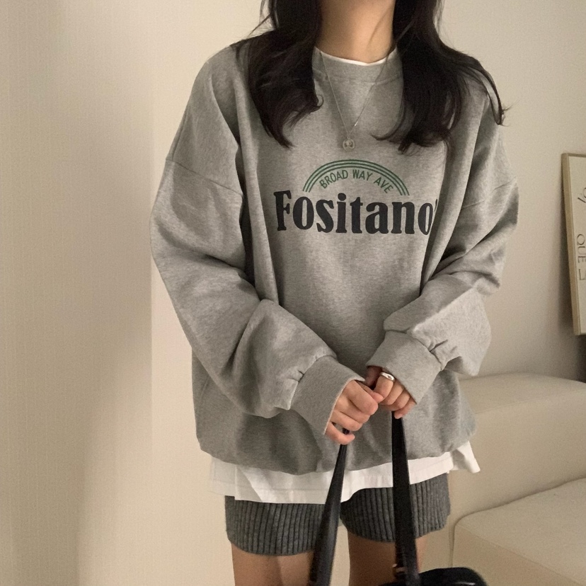 HELLO JINI東大門㊣代購女裝新品職業真品25秋冬熱賣休閑衛衣HELLO JINI衛衣