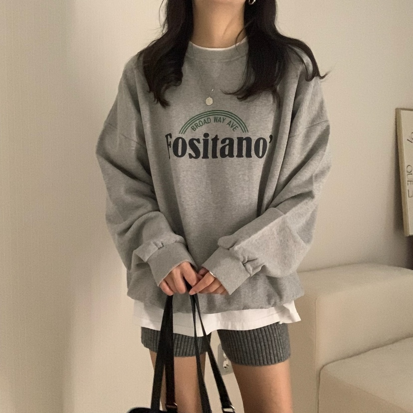 HELLO JINI東大門㊣代購女裝新品職業真品25秋冬熱賣休閑衛衣HELLO JINI衛衣