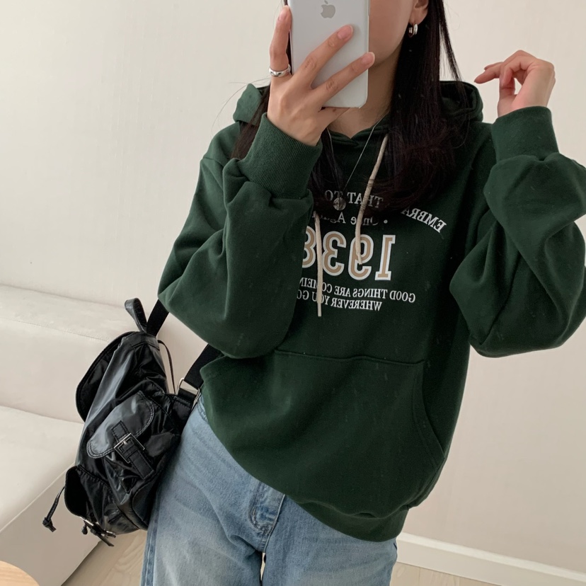 HELLO JINI韓國直郵㊣女裝新款推薦時尚真品25秋冬人氣衛衣HELLO JINI衛衣