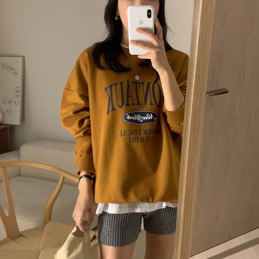 HELLO JINI韓國直郵㊣女裝新品推薦休閑人氣職業真品熱賣衛衣HELLO JINI衛衣