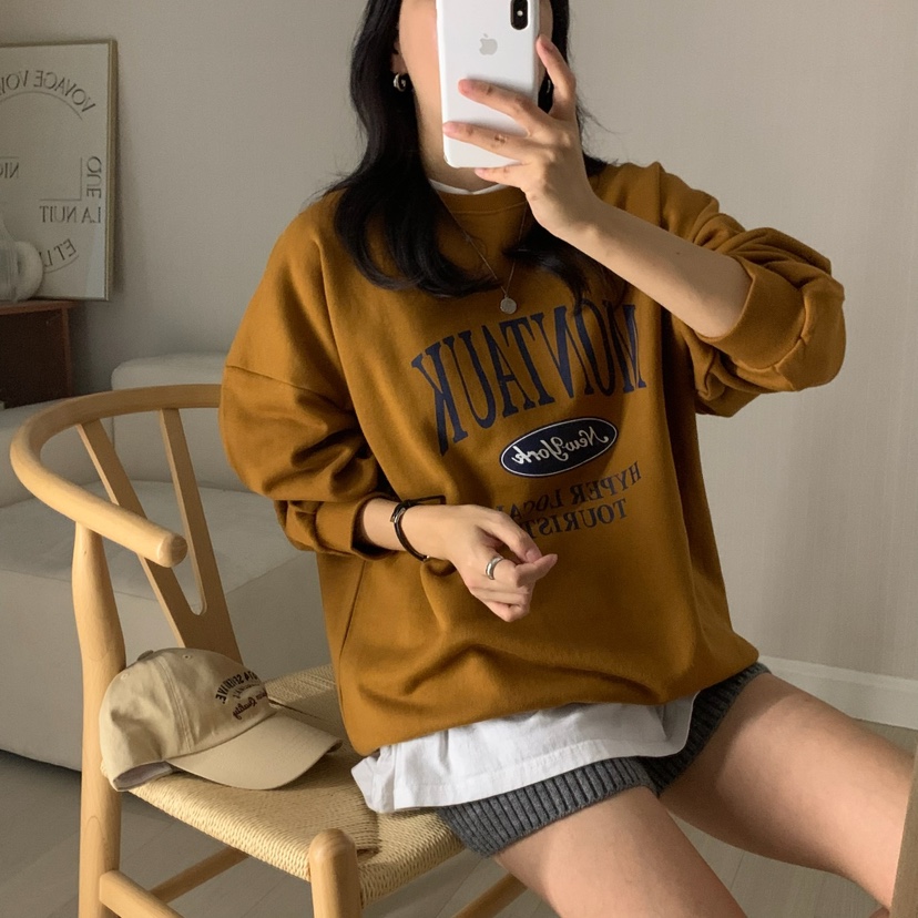 HELLO JINI韓國直郵㊣女裝新品推薦休閑人氣職業真品熱賣衛衣HELLO JINI衛衣