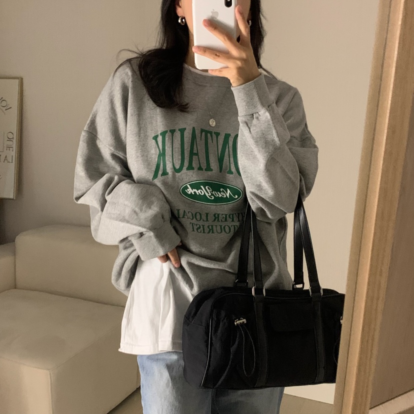 HELLO JINI韓國直郵㊣女裝新品推薦休閑人氣職業真品熱賣衛衣HELLO JINI衛衣