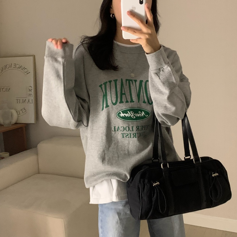HELLO JINI韓國直郵㊣女裝新品推薦休閑人氣職業真品熱賣衛衣HELLO JINI衛衣