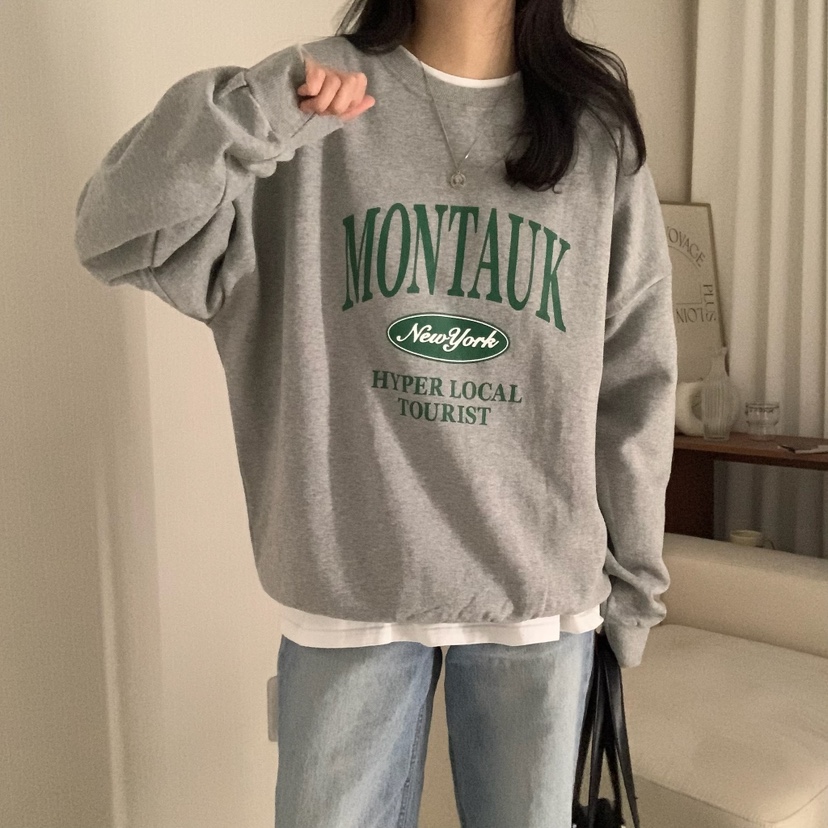 HELLO JINI韓國直郵㊣女裝新品推薦休閑人氣職業真品熱賣衛衣HELLO JINI衛衣