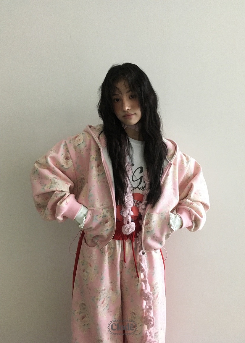 CLODE東大門㊣直郵女裝新款25秋冬熱賣夾克羊毛拉鏈短款連帽CLODE夾克圖色1
