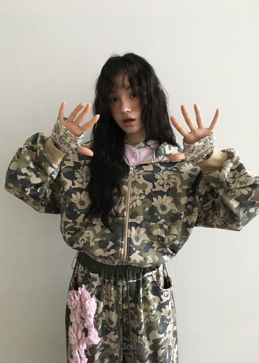 CLODE東大門㊣直郵女裝新款25秋冬熱賣夾克羊毛拉鏈短款連帽CLODE夾克圖色2