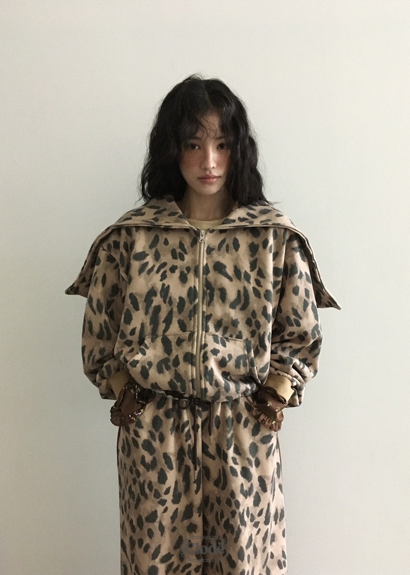 CLODE東大門㊣直郵女裝新款25秋冬熱賣夾克羊毛拉鏈短款連帽CLODE夾克圖色3