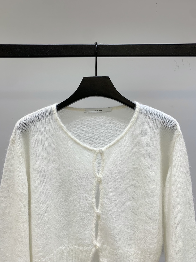 SOFTNESS東大門㊣實拍女士新款休閑熱賣真品針織衫羊駝毛開衫Softness/Cosmic針織衫
