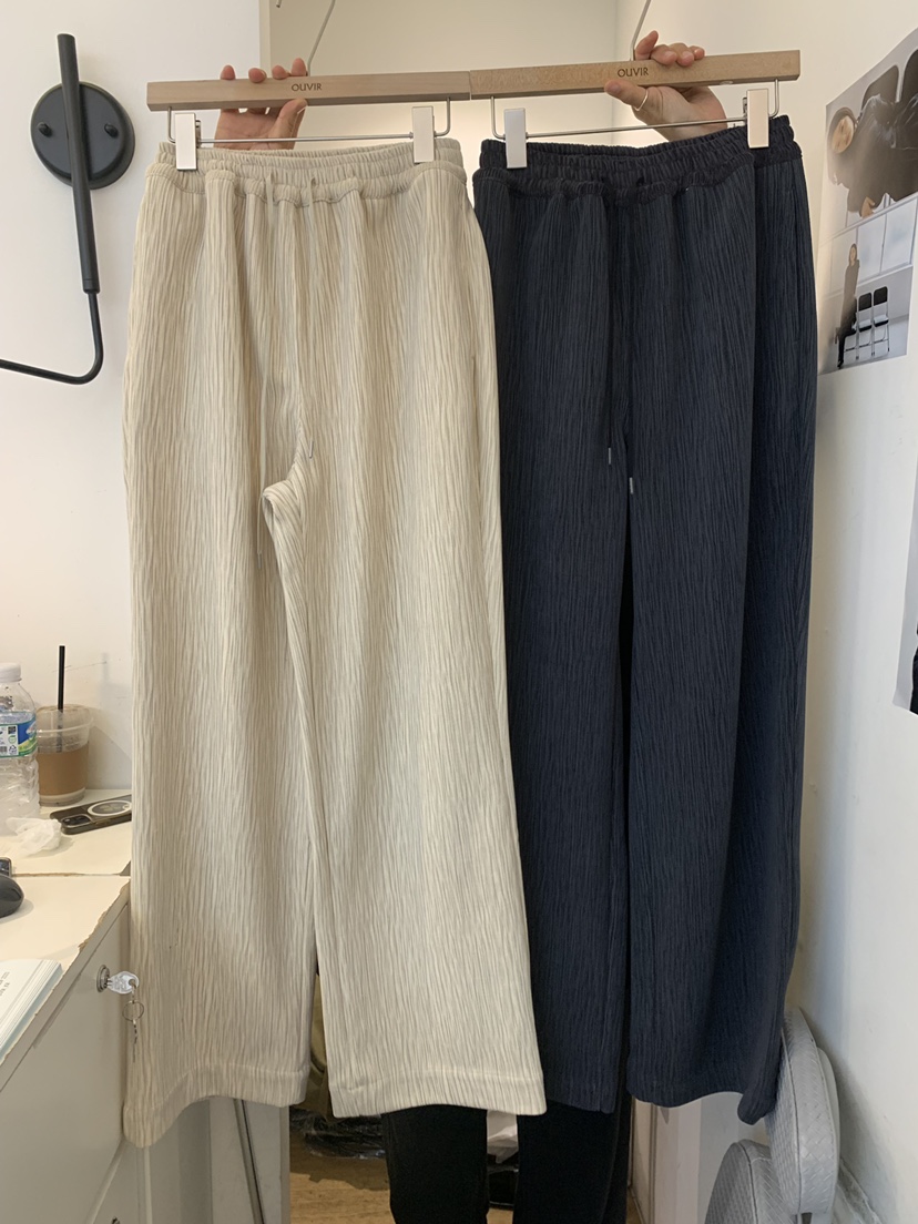 OUVIR東大門㊣代購女士新品休閑職業人氣時尚推薦休閑褲褶皺O.V.R/OUVIR休閑褲