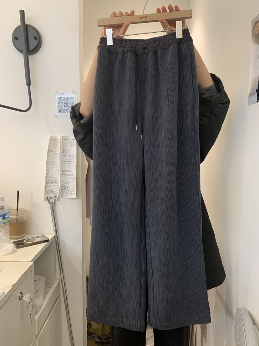 OUVIR東大門㊣代購女士新品休閑職業人氣時尚推薦休閑褲褶皺O.V.R/OUVIR休閑褲圖色2