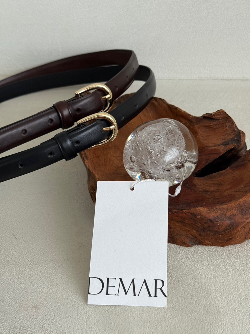 DEMAR韓國代購㊣女裝新款人氣熱賣真品休閑時尚25秋冬腰帶牛皮DEMAR腰帶圖色2上一色