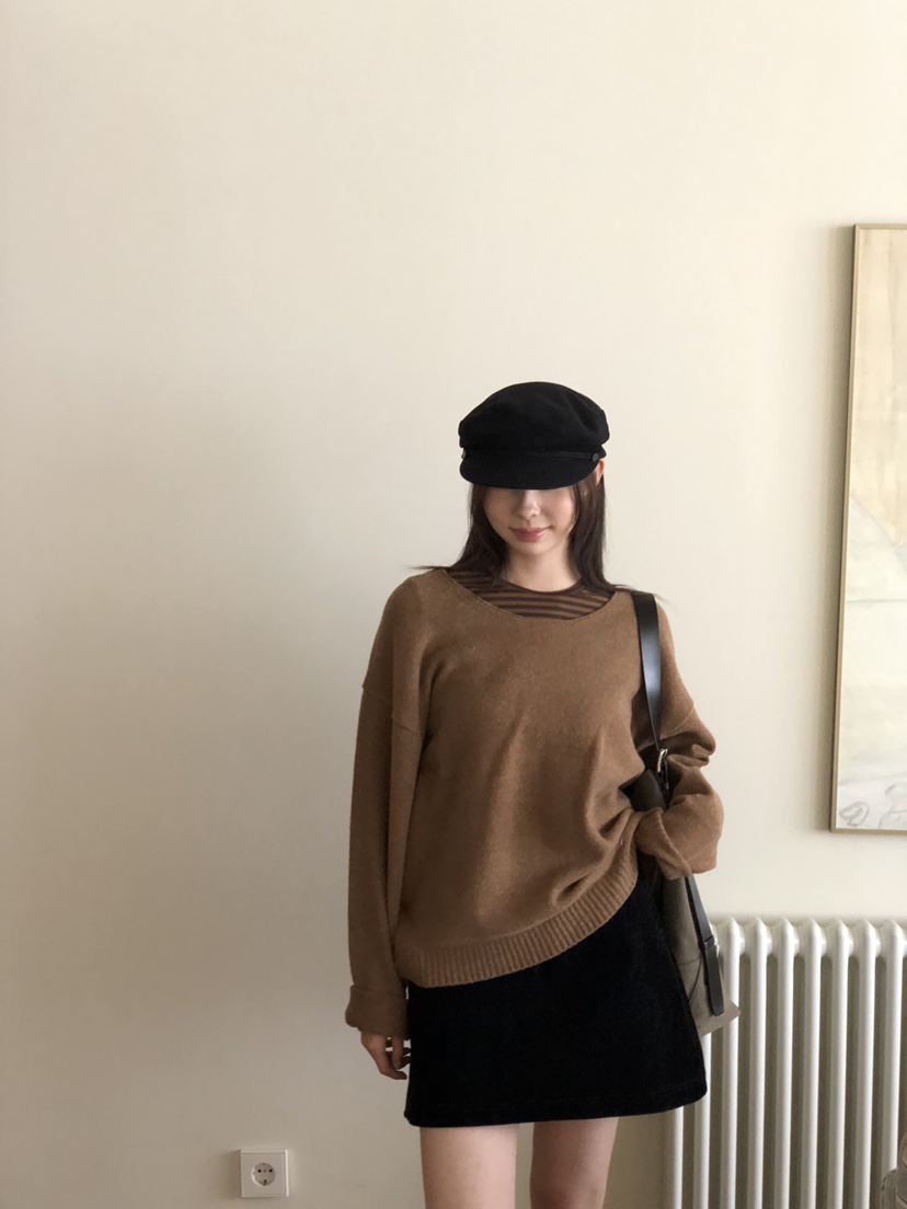 THE ABLE韓國直郵㊣女士新款休閑時尚熱賣人氣真品25秋冬針織衫THE ABLE/TA針織衫