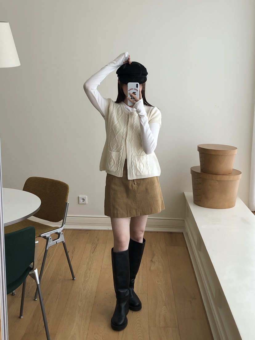 THE ABLE東大門㊣直郵女裝新款職業人氣休閑25秋冬真品短裙THE ABLE/TA短裙