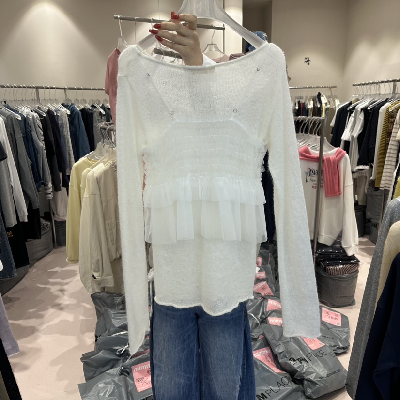 MIMME韓國代購㊣女士新品時尚職業人氣25秋冬吊帶背心不含內搭MIMME吊帶/背心