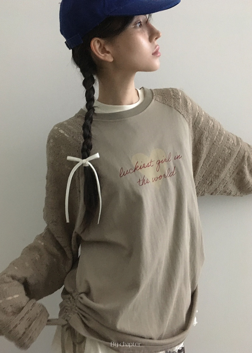 BY CHAPTER東大門㊣直郵女士新款25秋冬人氣推薦職業長袖T恤BY Chapter長袖T恤圖色2