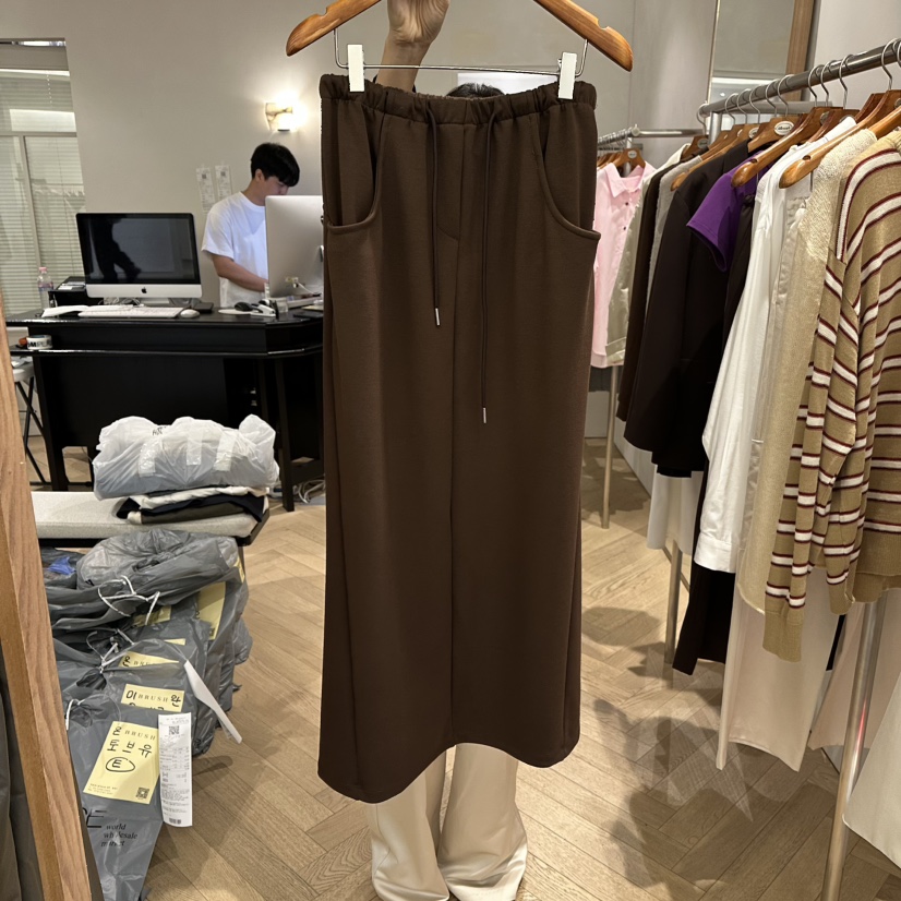 BRUSH-P東大門㊣直郵女士新款休閑推薦人氣真品職業25秋冬長裙BRUSH-P長裙圖色3