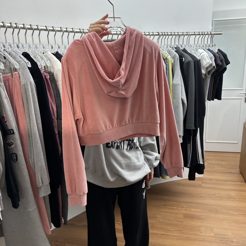 GABIZON東大門㊣直郵女士新品熱賣夾克天鵝絨連帽拉鏈連帽拉鏈衫GABIZON夾克